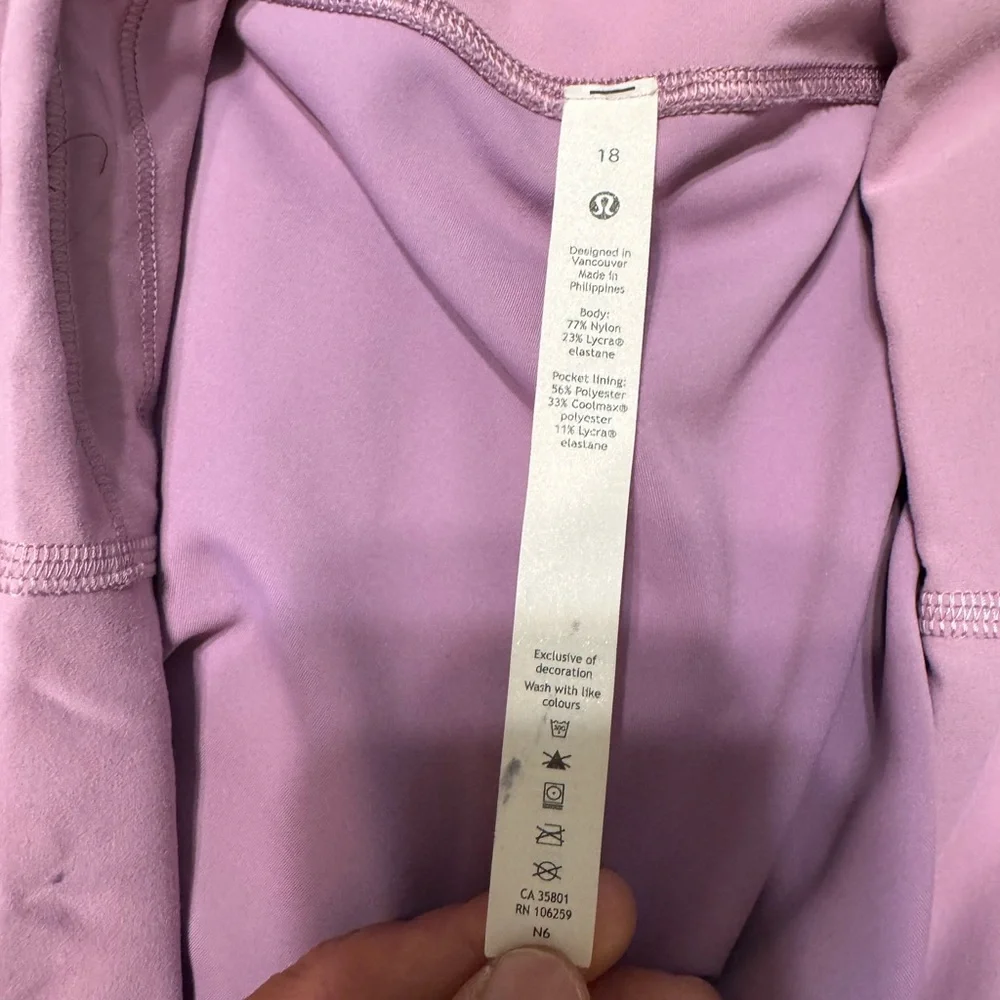 Lululemon Athletica Lavender Capris - Picture 8 of 13